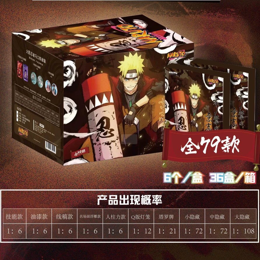 【火影忍者/YOUTH】木叶の意志 同人二创马口铁徽章吧唧（默认代拆）