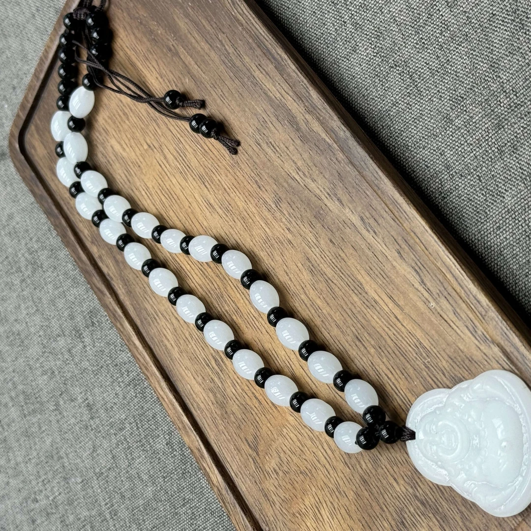 【匠心甄选】工艺珍藏品级别吊坠-985白玉佛