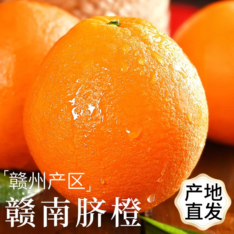 赣南脐橙正宗江西新鲜橙子赣州当季水果冰糖橙可榨汁送开橙器