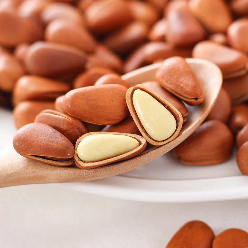 憨豆熊_橙金东北松子500g罐装/甄选头茬长白山红松子/易开口营养