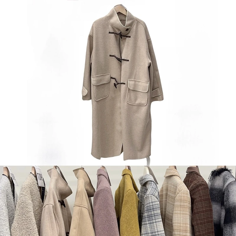 【DB自制】冬季大衣百搭宽松休闲复古连帽加时尚保暖中长款毛毛外套