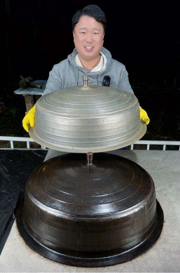 男哥家朝鲜族传统老式铸铁锅无涂层