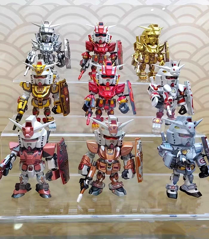 【拆盒】万代正品2024新年QMSVmini十二生肖龙年高达盲盒二弹系列