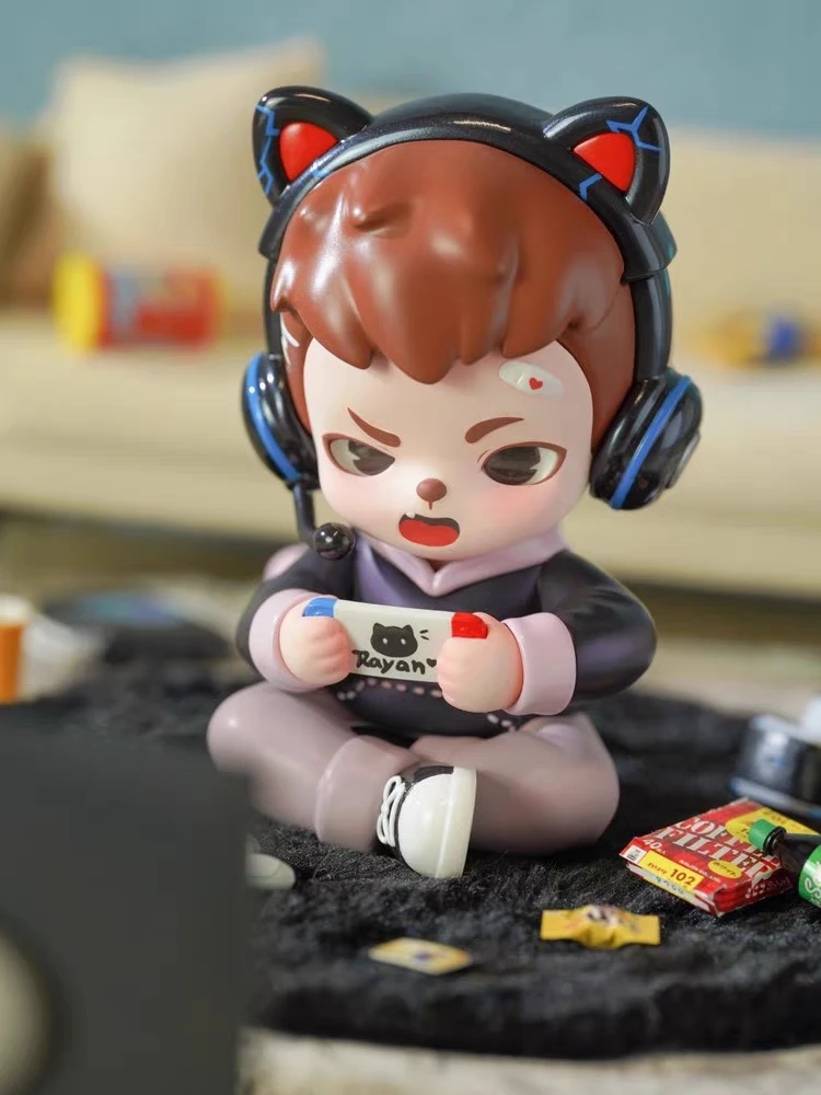 【拆盒】正品Rayan游戏人生系列盲盒新品帅痞哥哥摆件公仔