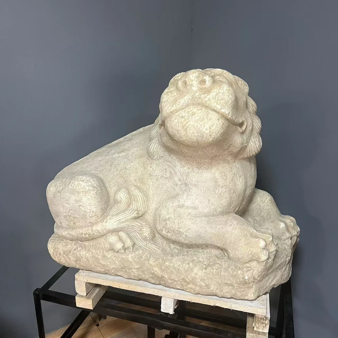 汉白玉石狮摆件狮子