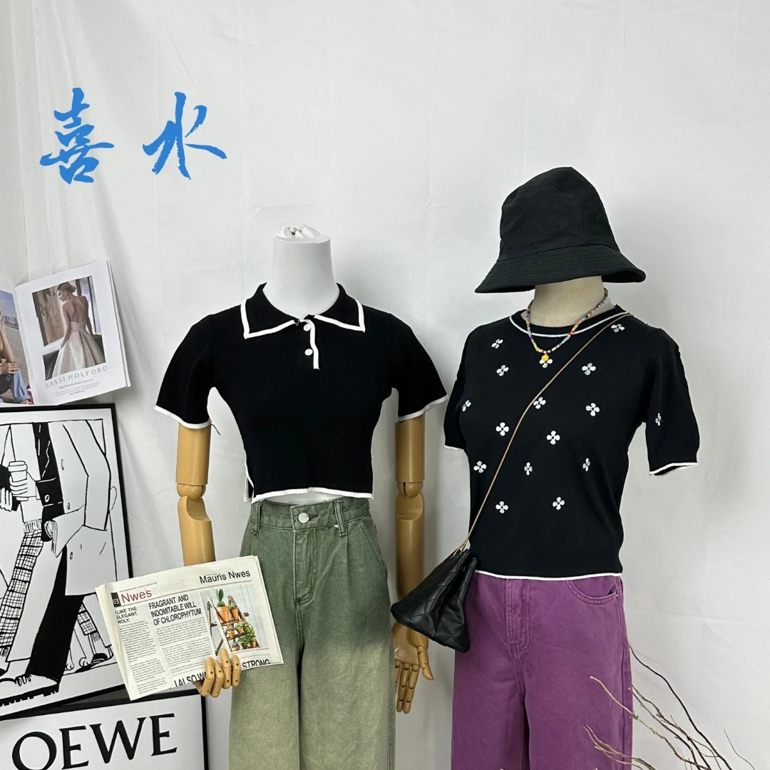 {喜水vintage}古着连衣裙短袖短裙开衫   注意：非直播间扣号勿拍