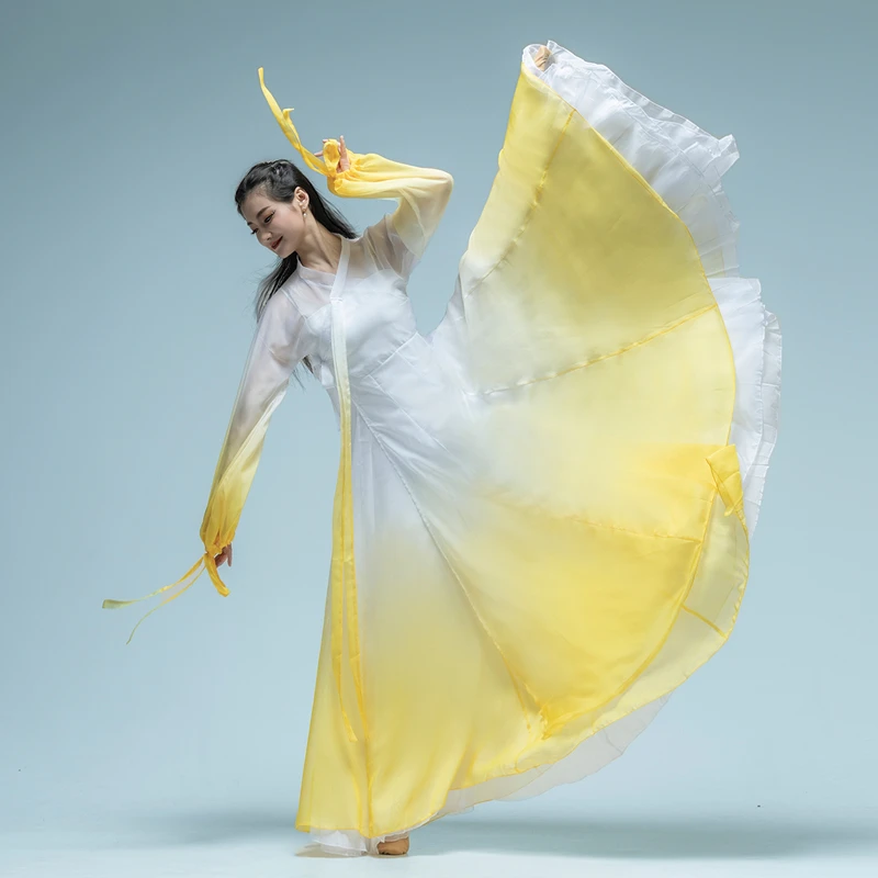 【神话】礼仪之邦古典舞演出服中国风纱衣飘逸仙气古风表演服大裙摆