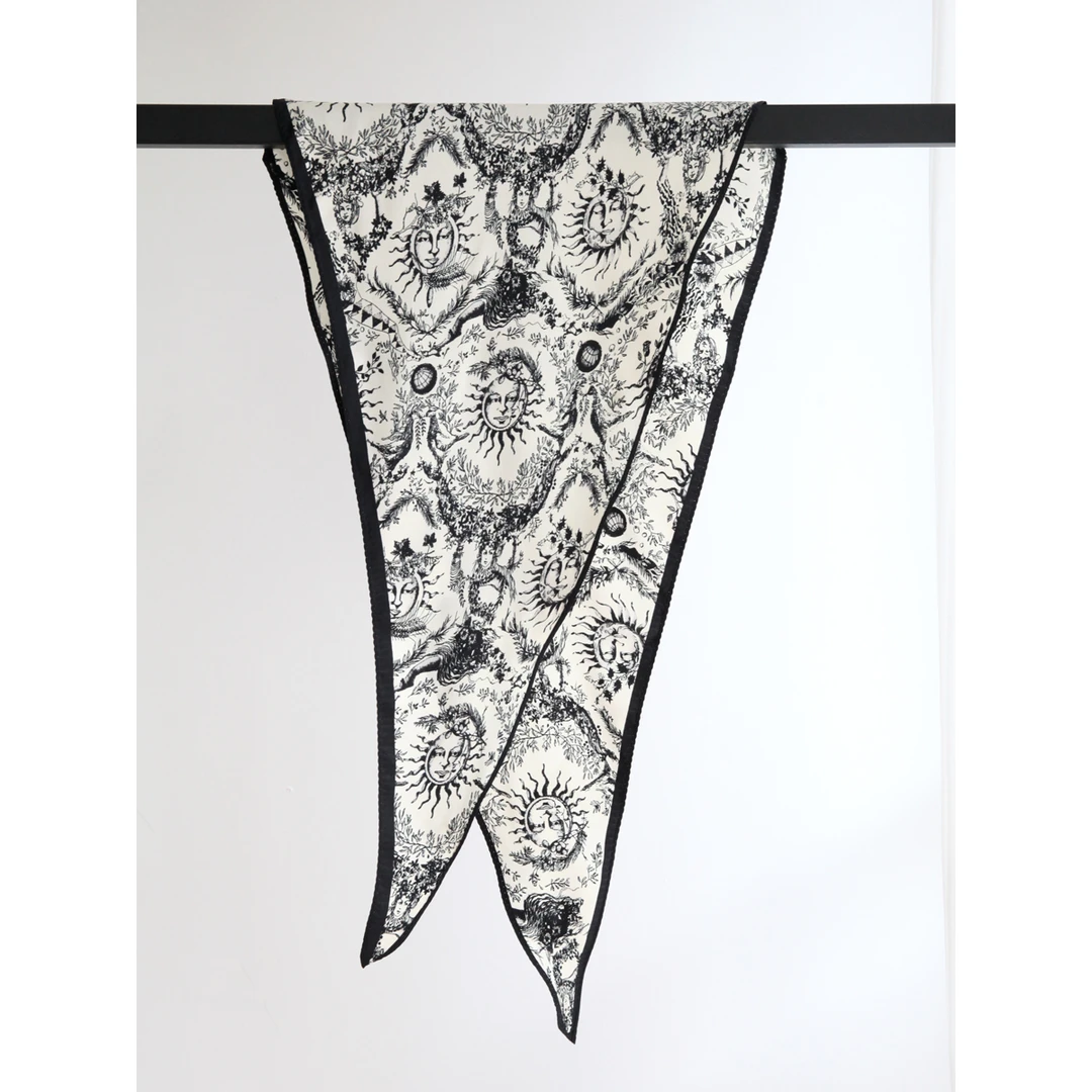 Forlin 芙临 100%桑蚕丝 双面同色 丝巾 471323