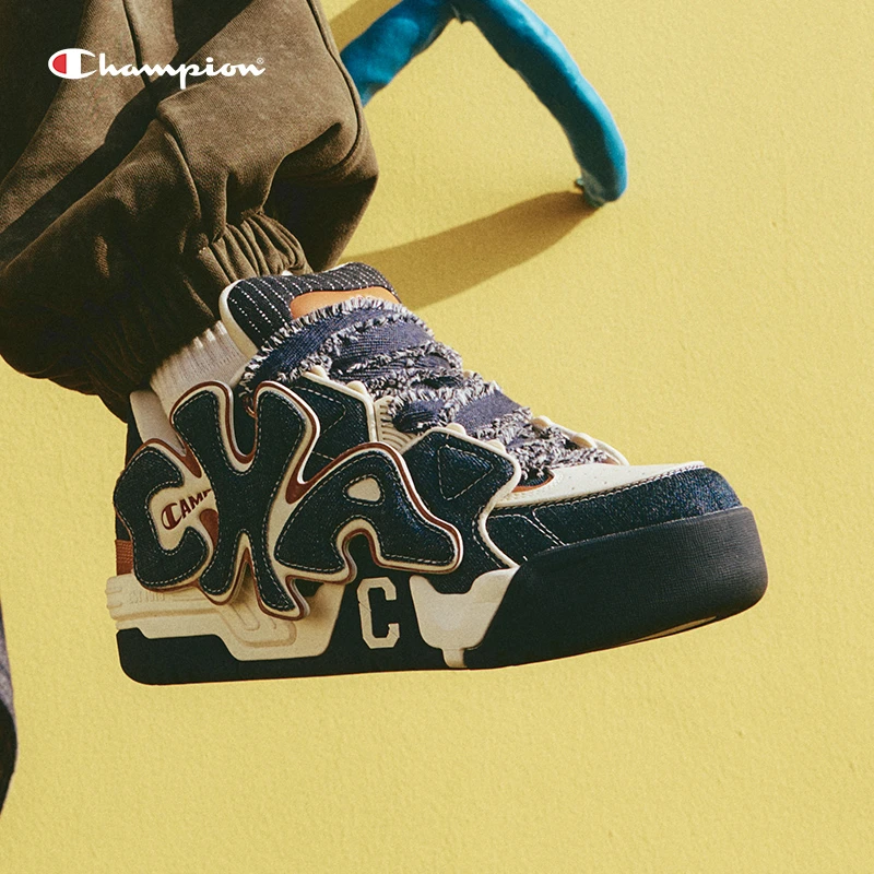 【扣扣乐】Champion复古百搭潮流可爱多元时尚情侣面包鞋25SST01