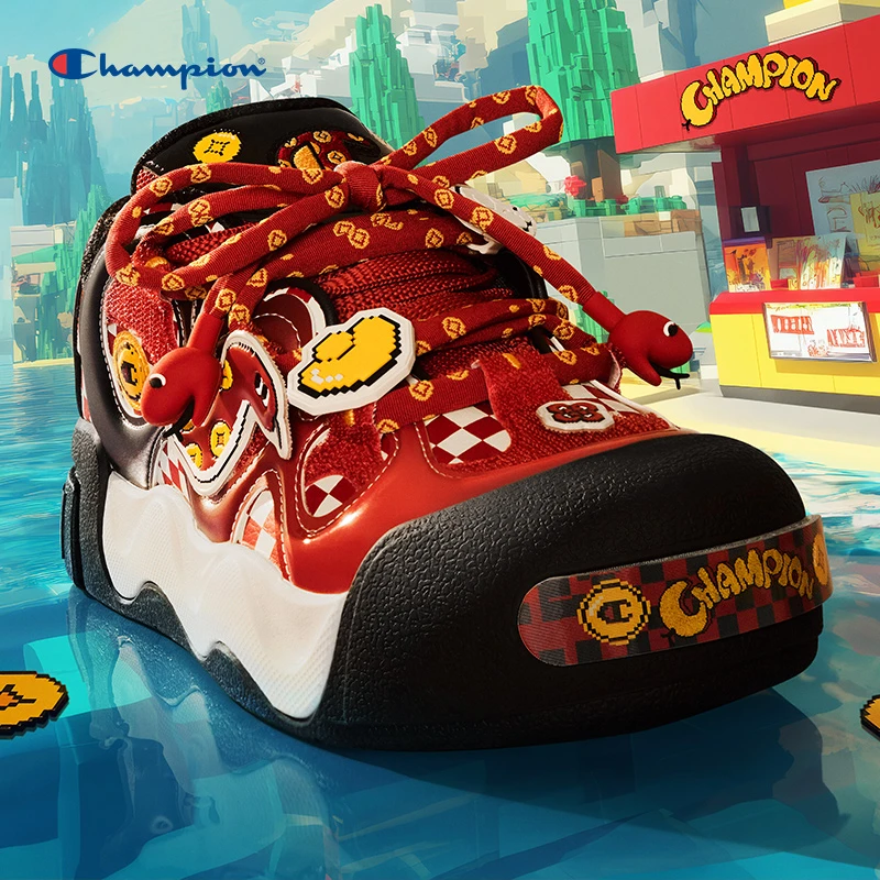 【Champion蛇年限定-贪吃蛇膨膨甜甜圈】潮流厚底情侣面包鞋25SST29