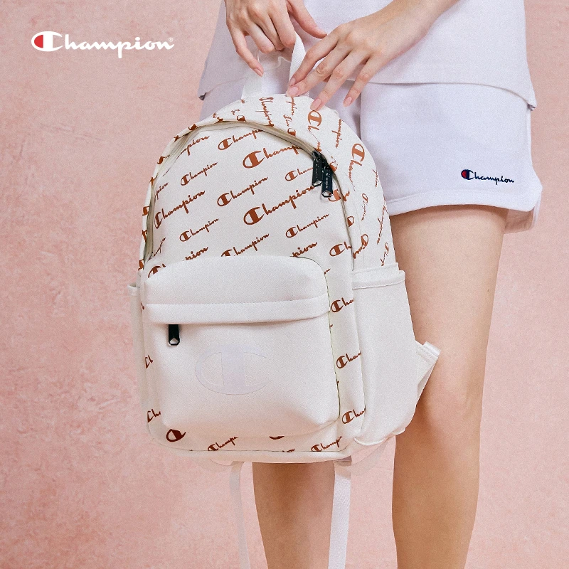 【巴图&博谷】Champion轻奢百搭女士印花双肩背双肩包女24FWG51
