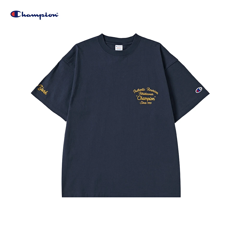 Champion短袖T恤运动出游夏季潮流印花圆领U4ASSJM62