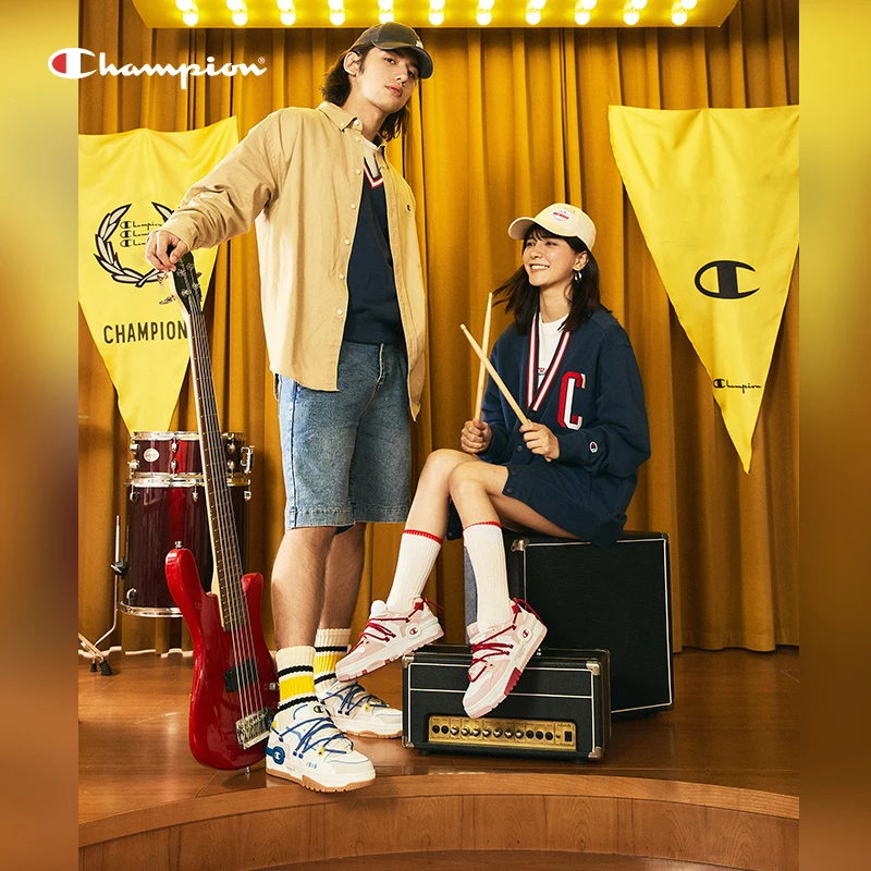 Champion透气潮流运动拼接耳机鞋23FWT17直播