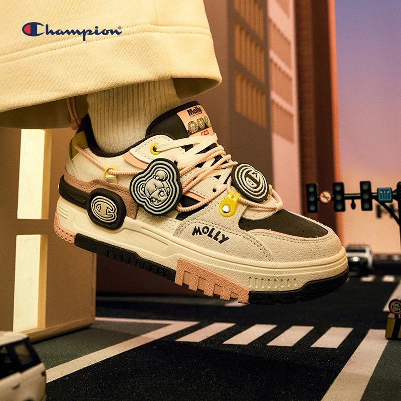 【Champion x 泡泡玛特Molly联名耳机鞋】时尚经典户外板鞋24FWT29