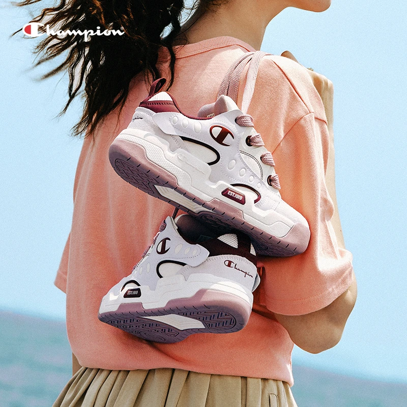 【年末狂欢季】Champion夏季欧若风复古增高面包鞋24FWT26