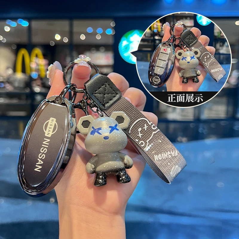 专用日产天籁钥匙套2022款22新23尼桑2023东风汽车壳扣包男女轩逸