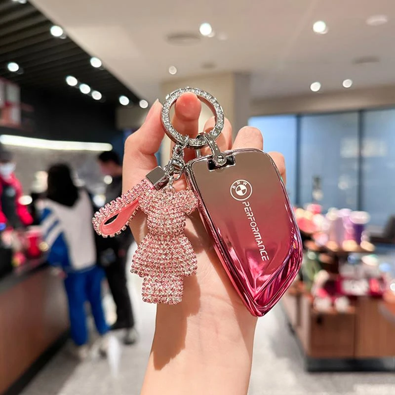 适用宝马钥匙套新款3系5系全包x1x2x3x4x5壳刀锋系530车i3女ix3扣