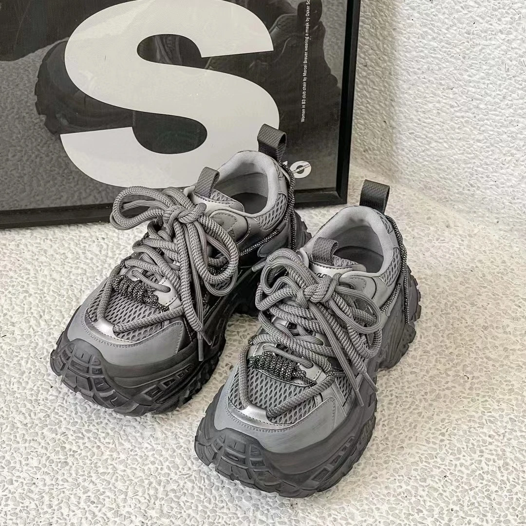 2024早秋新款潮流老爹鞋运动鞋休闲鞋女鞋时尚百搭网红跑步鞋户外