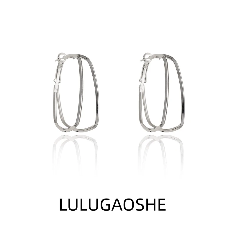 铜合金耳饰 c-671耳圈新款时尚气质耳钉轻奢高级感百搭小众