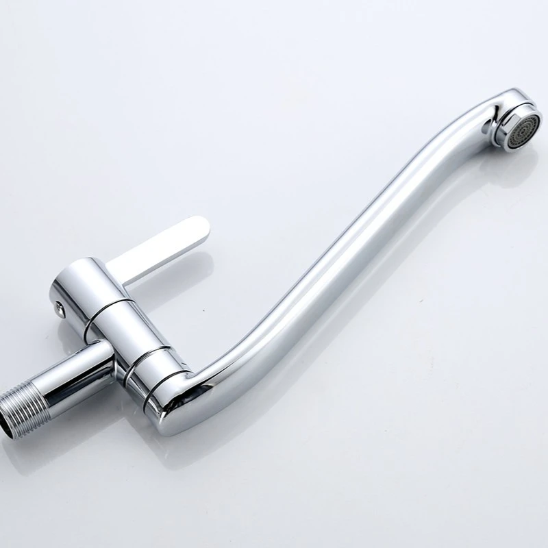 304不锈钢加长水龙头入墙式厨房单冷阳台家用拖布拖把墩布池室外