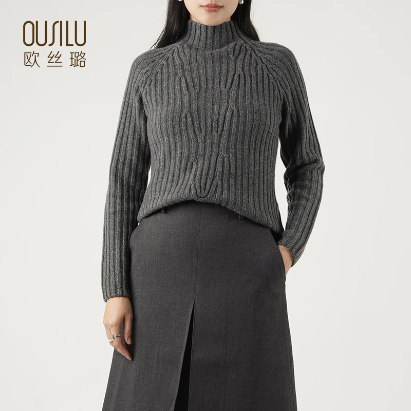 14087欧丝璐24秋冬新款100%山羊绒