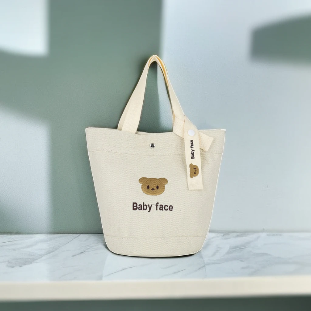 【内衬防水】妈妈包母婴包外出帆布妈咪手提布包宝妈出门便携包包