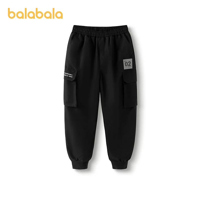 巴拉巴拉男童长裤儿童裤子冬装童装中大童女童羽绒裤202422108205