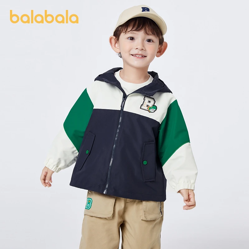 巴拉巴拉童装年新款男童外套小童宝宝春秋装儿童便服户外简约