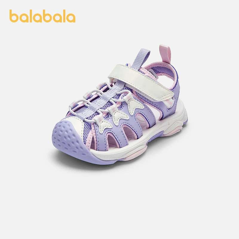 巴拉巴拉童鞋女童运动凉鞋鞋子夏季防滑透气包头溯溪鞋潮