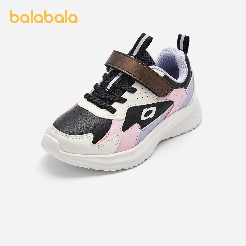 巴拉巴拉童鞋儿童运动鞋女童轻便跑步鞋透气舒适秋冬鞋子时尚潮流