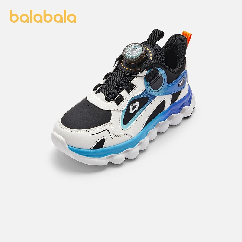 巴拉巴拉男童鞋运动鞋轻便透气舒适春秋跑步鞋子潮流旋转扣老爹鞋