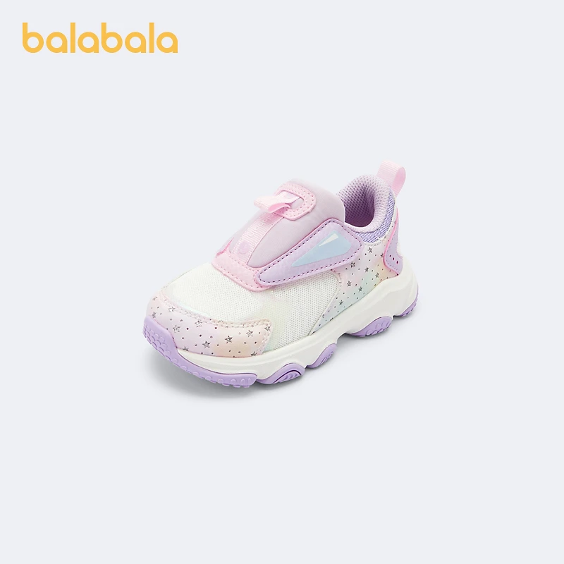 巴拉巴拉童鞋儿童运动鞋女童慢跑鞋宝宝鞋子春秋透气204123140025