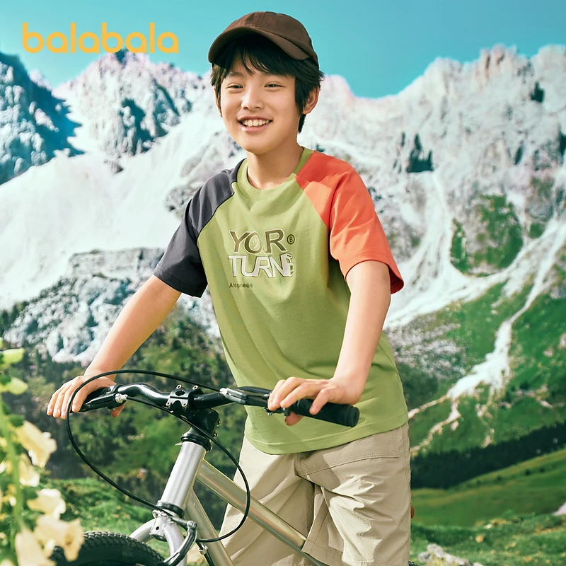 巴拉巴拉童装儿童短袖t恤男童印花打底衫夏装上衣薄款