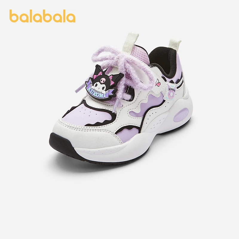 巴拉巴拉童鞋女童运动鞋防滑秋冬鞋子潮流缓震舒适老爹鞋甜酷撞色