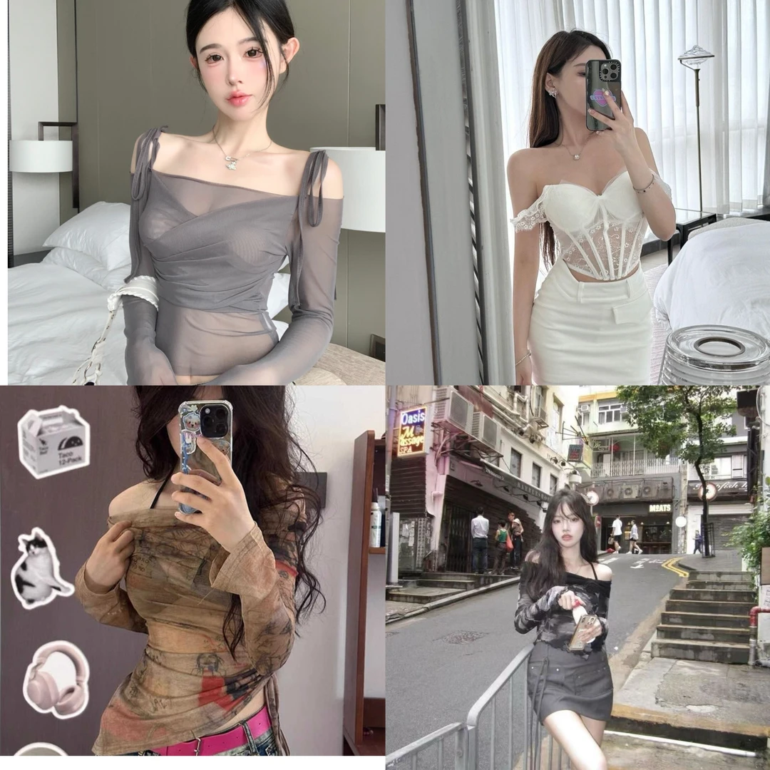 8.28 对应编号拍【001-999】辣妹设计纯欲感性感修身气质吊带夏季
