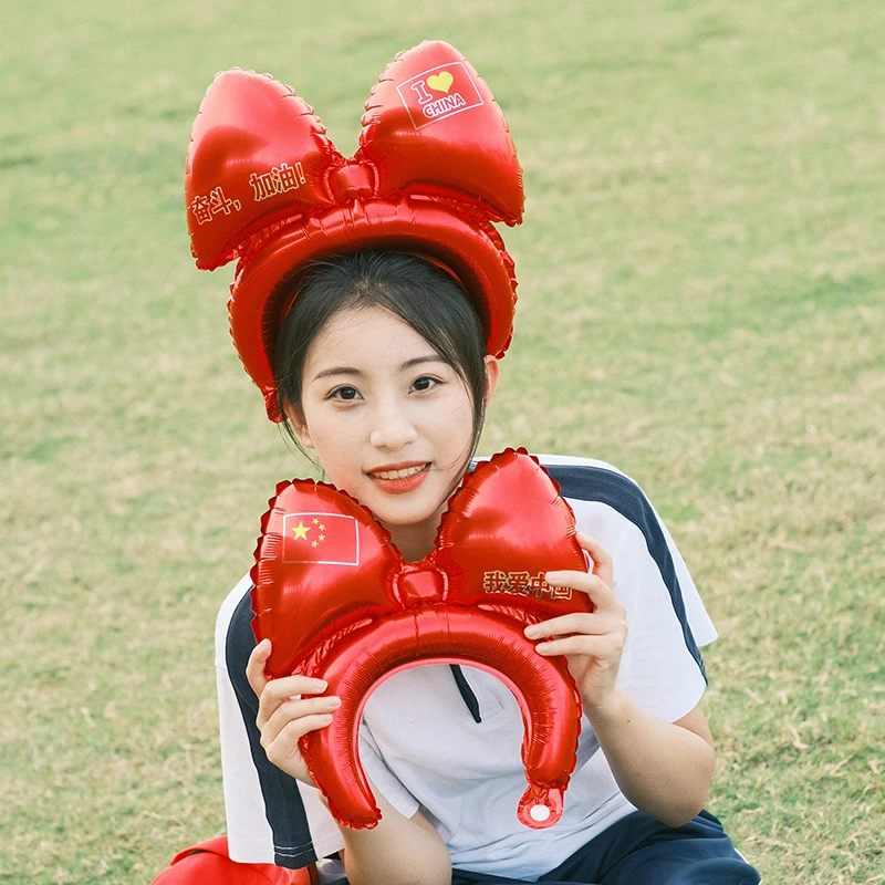 多洋【商城】新款国庆节幼儿园舞蹈表演道具爱国宣传气球地推小礼品