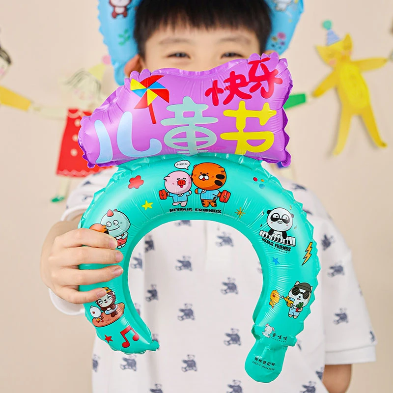 六一儿童节礼物小道具幼儿园舞蹈表演道具儿童节发箍头带卡通发饰