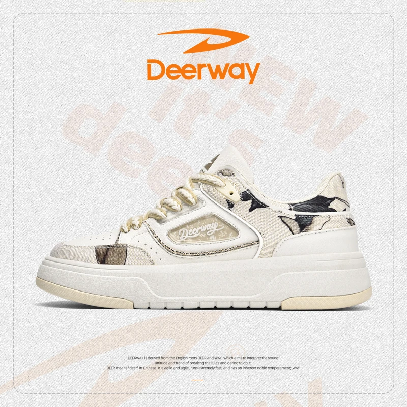 Deerway/德尔惠运动男鞋2023春季新款休闲潮流百搭鞋124183807