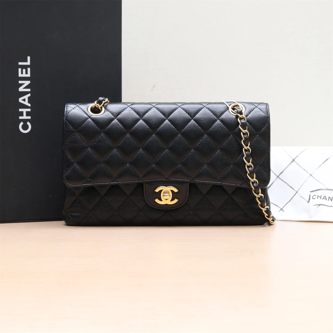 95新 Chanel/香奈儿 小花璐璐P234037986 CF 中号 荔枝16开