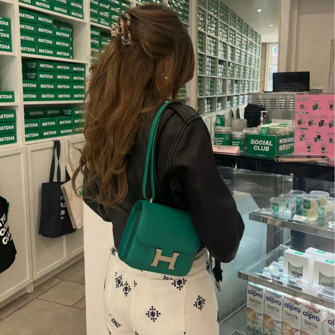 99新 Hermes/爱马仕 小花Jerry P223296870 康康 24  A刻 单肩包