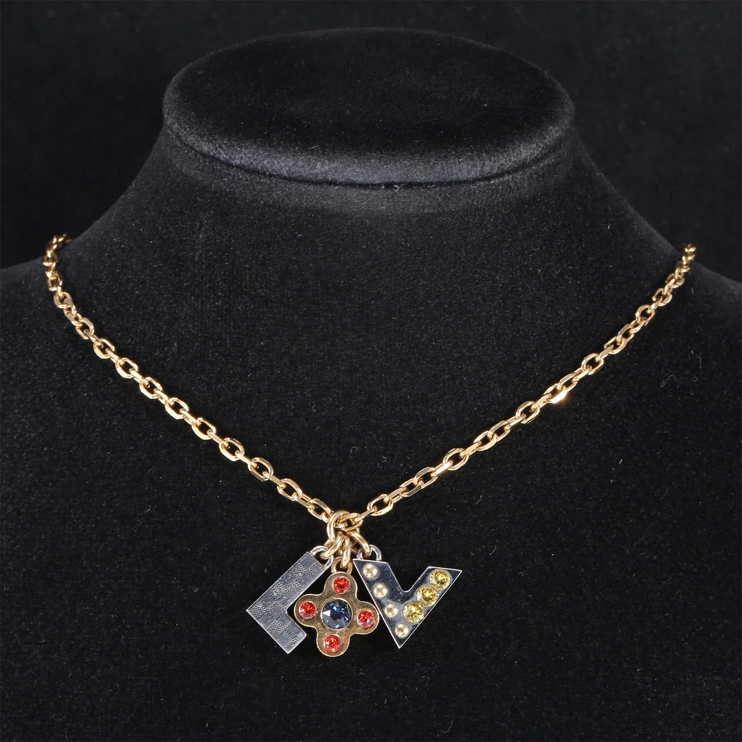 95新 LouisVuitton/路易威登 小花璐璐P244174103 项链 合金