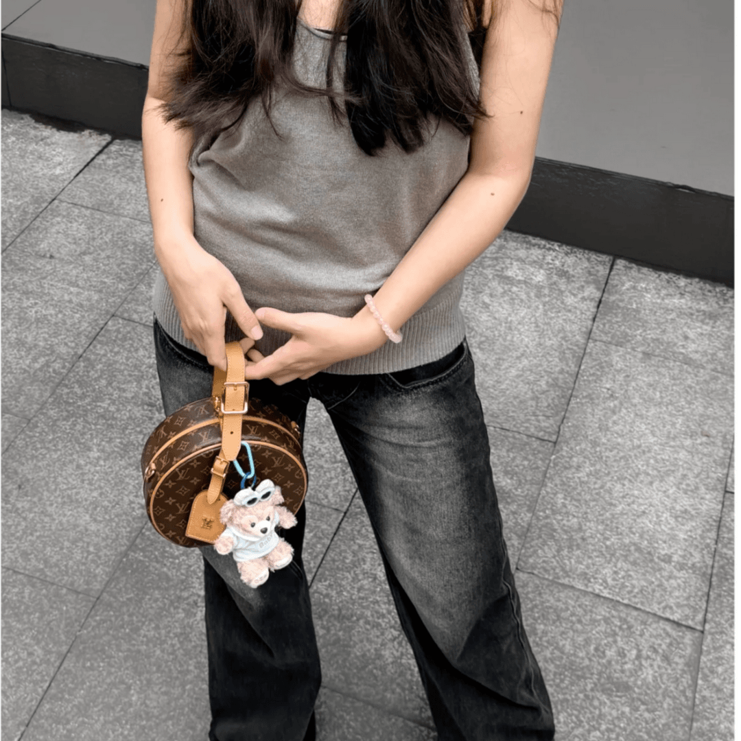 99新 LouisVuitton/路易威登 小花Jerry P223536749PETITE硬圆饼