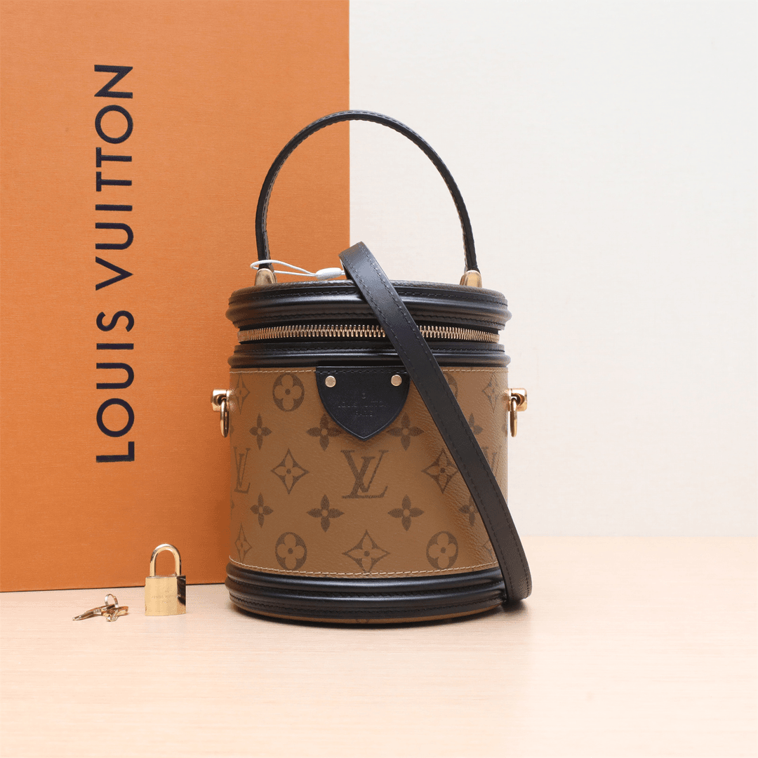 99新 LouisVuitton/路易威登 小花璐璐P224622998 圆桶包2018