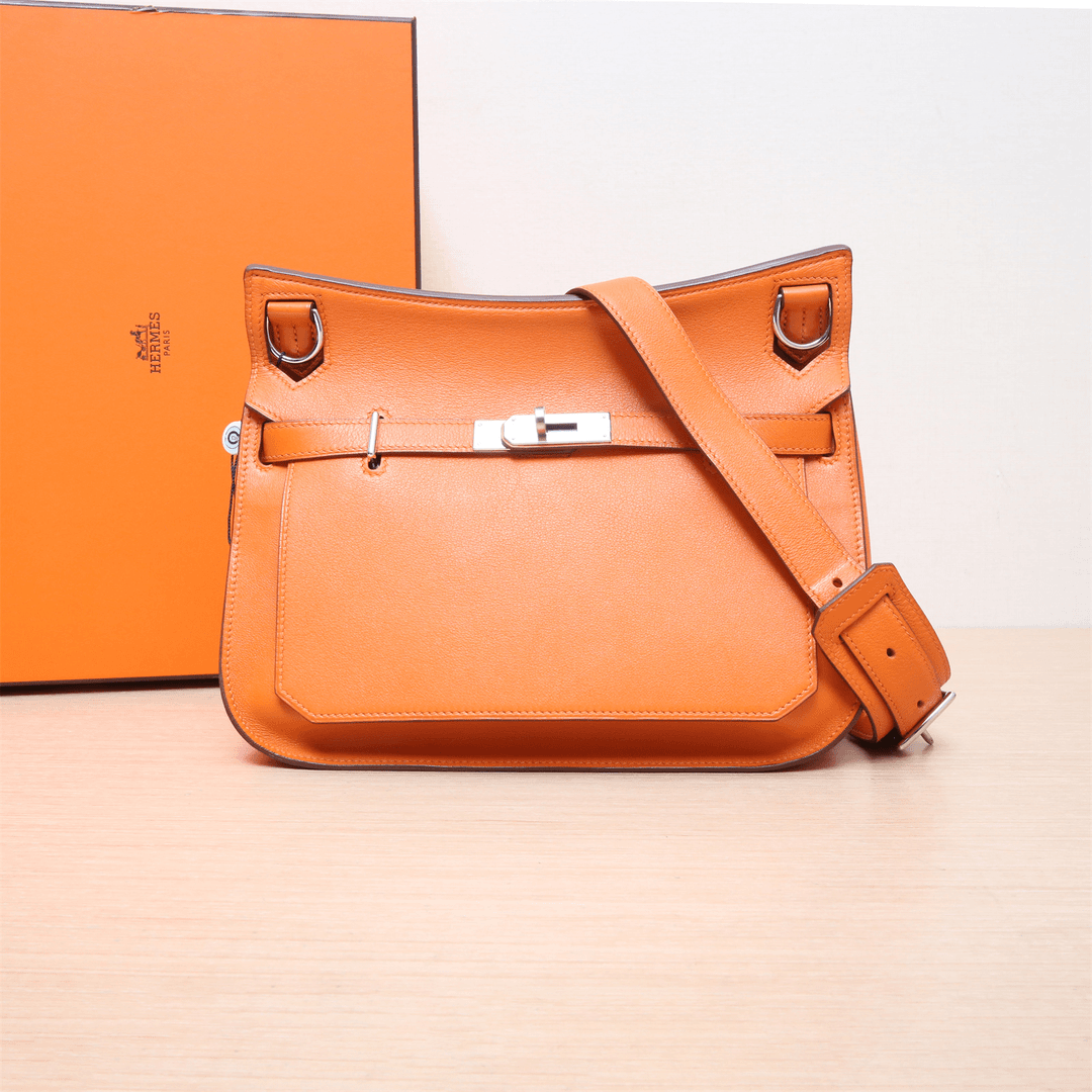99新 Hermes/爱马仕 小花璐璐P214452648吉普赛28 93爱马仕橙 框O