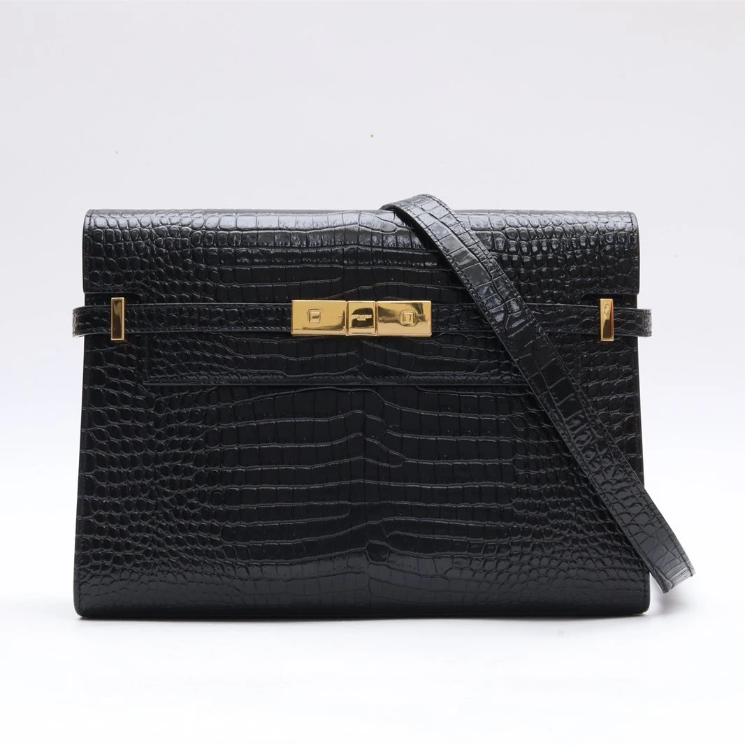 99新 YSL/圣罗兰 小花Jerry P234449080 曼哈顿BOX中号单肩包