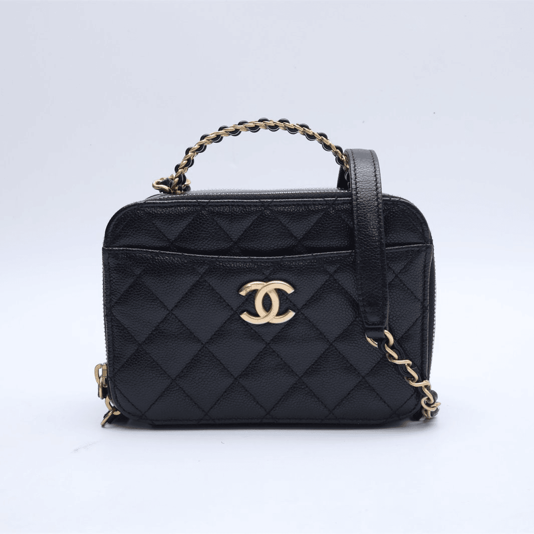 99新 Chanel/香奈儿 小花璐璐P224929954相机包 芯片开 荔枝皮
