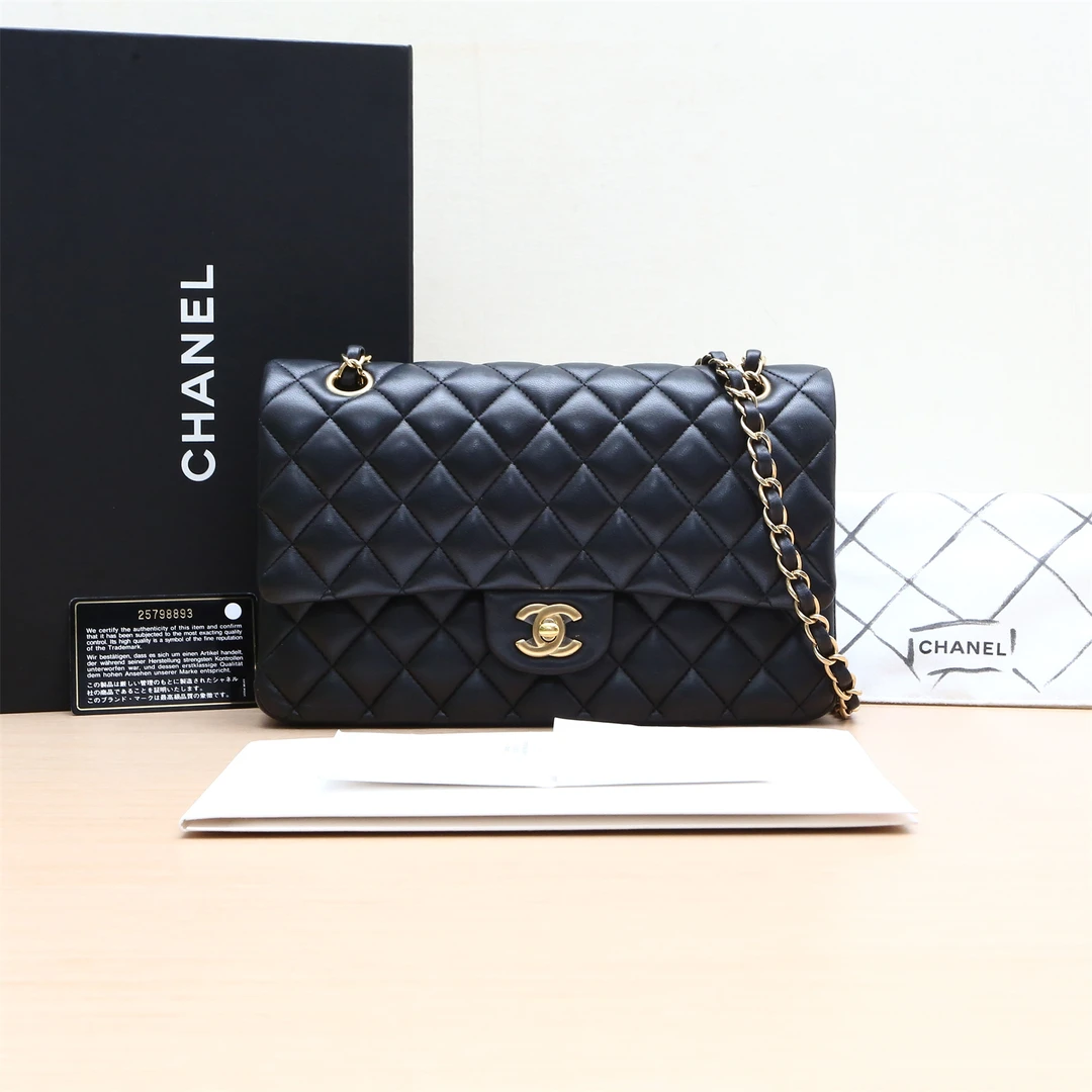 95新 Chanel/香奈儿 小花Jerry P234347433 CF 口盖包 中号 25开