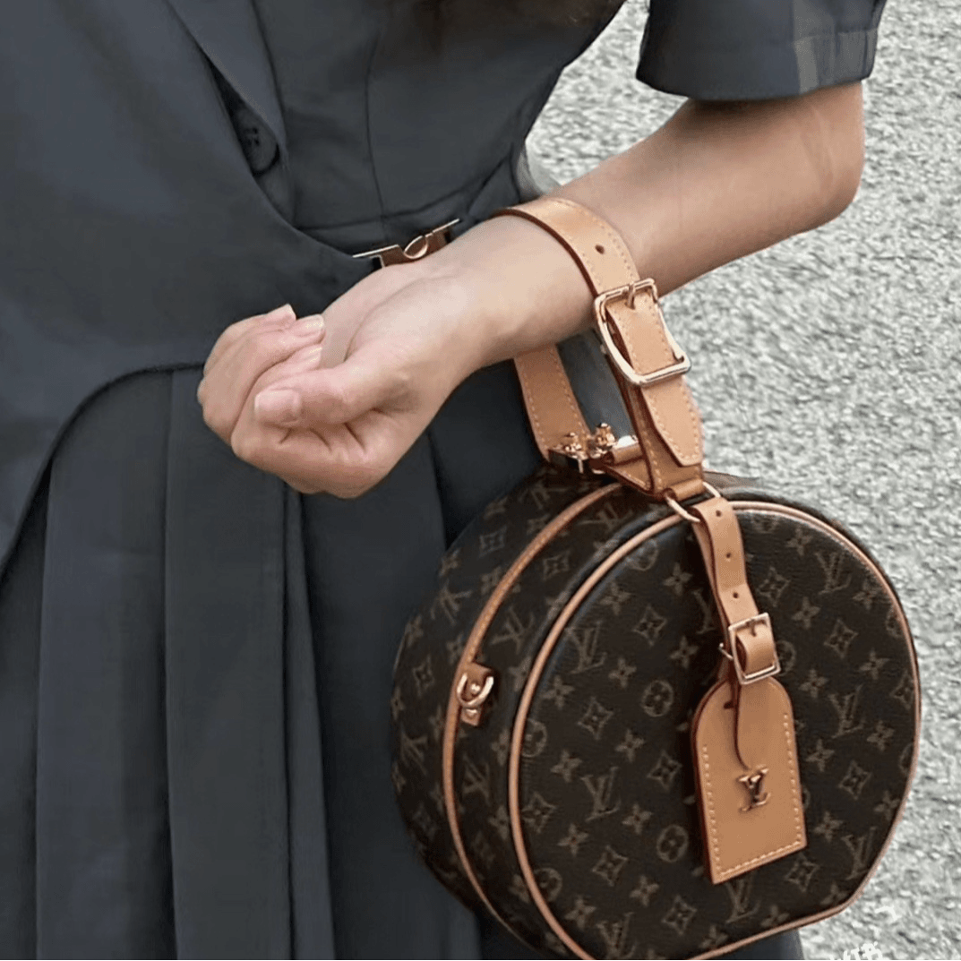 99新 LouisVuitton/路易威登 小花Jerry P213757120 LV 硬圆饼