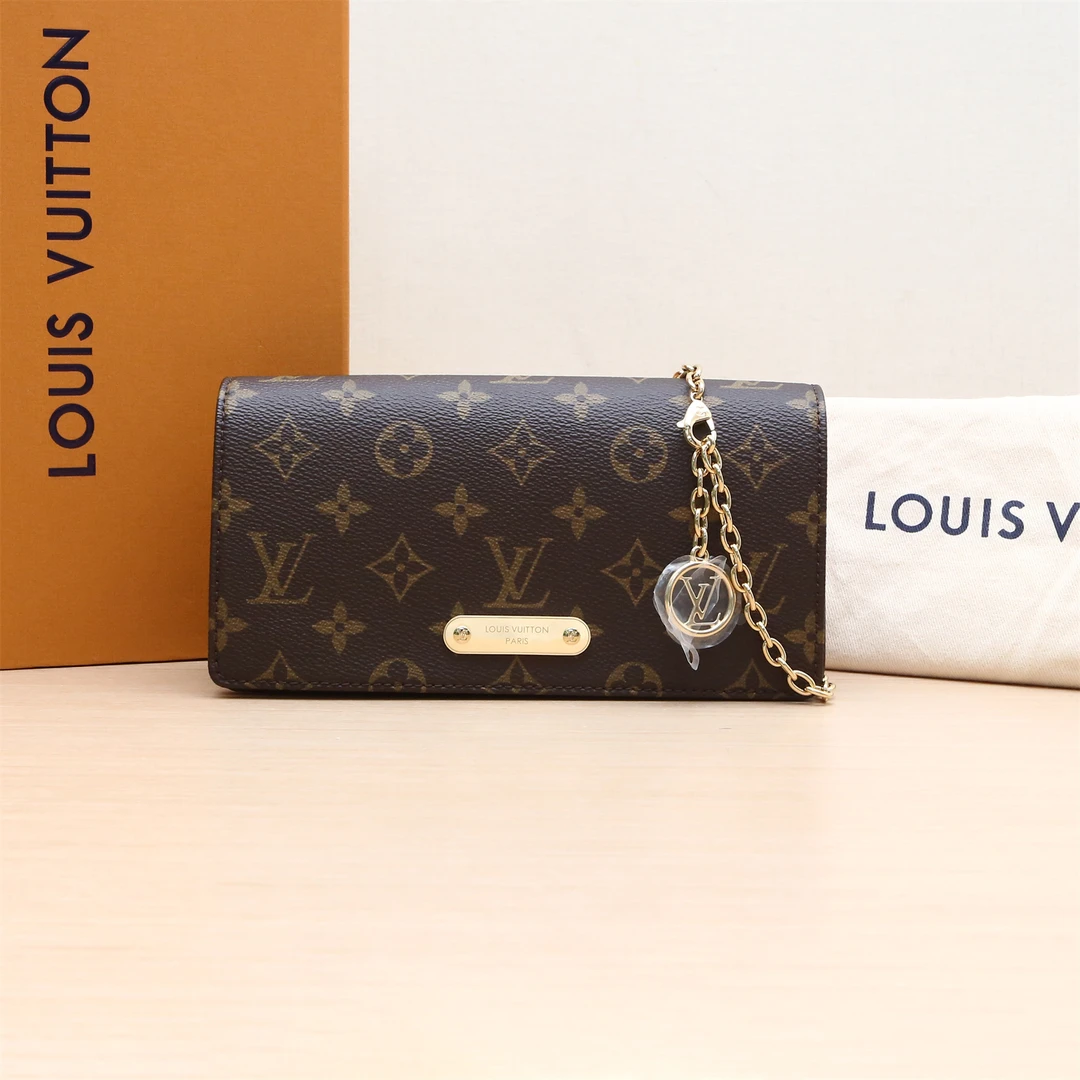 99新 LouisVuitton/路易威登 小花柳P234347807LILY WOC
