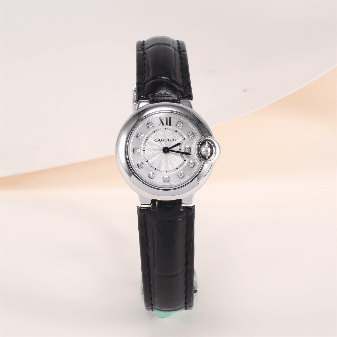 99新 Cartier/卡地亚 小花柳 28气球 钻刻 皮带